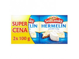 Sedlčanský Оригинальный чешский сыр Гермелин с белой плесенью 2 x 100 г